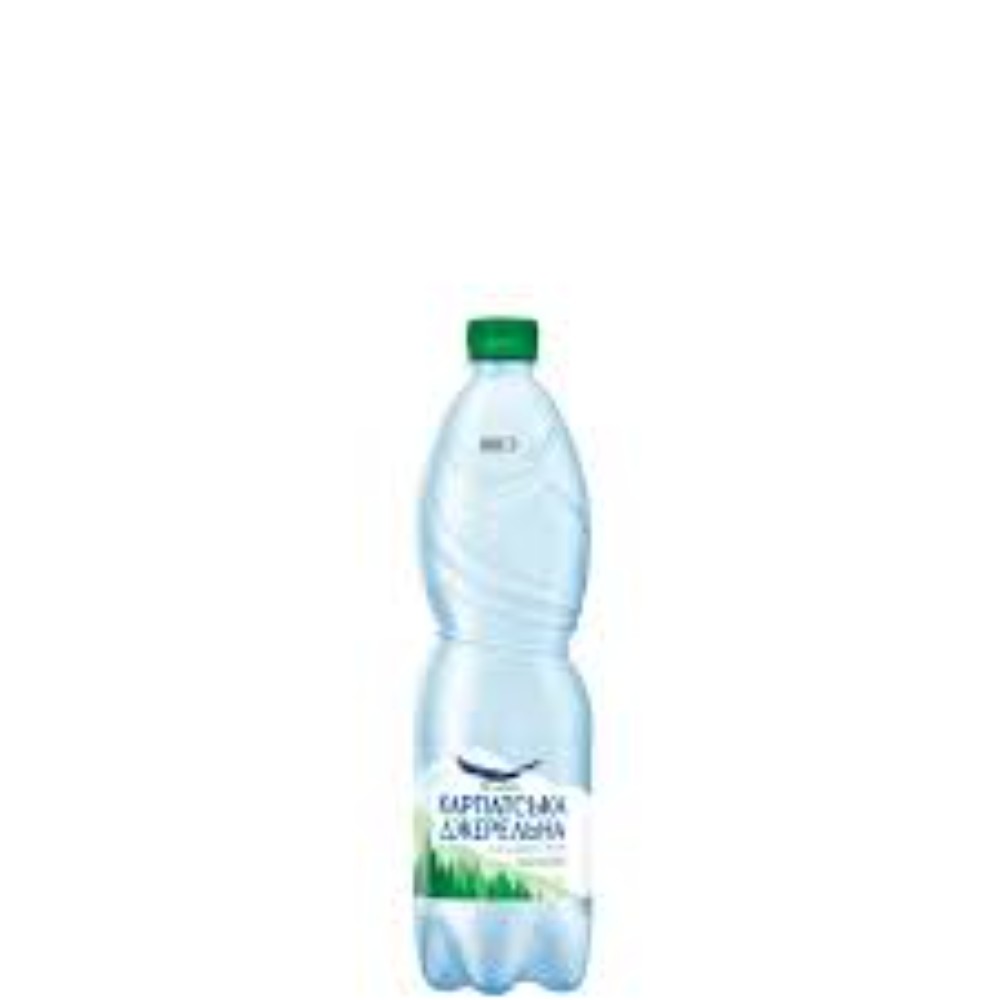 Вода Карпатська Джерельна слабогазована 1л