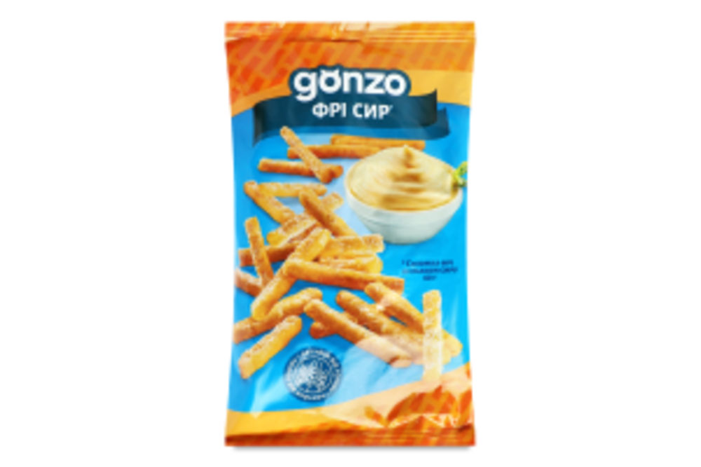 Соломка фрі зі смаком сиру Gonzo м/у 40г