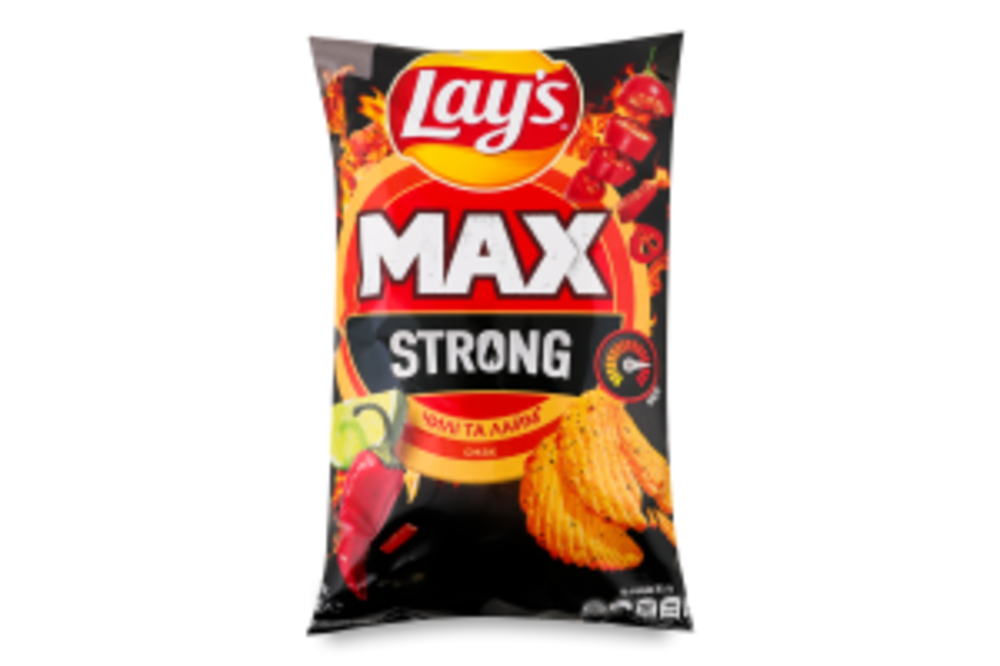 Чипси картопляні Чилі та лайм Strong Max Lay's м/у 95г