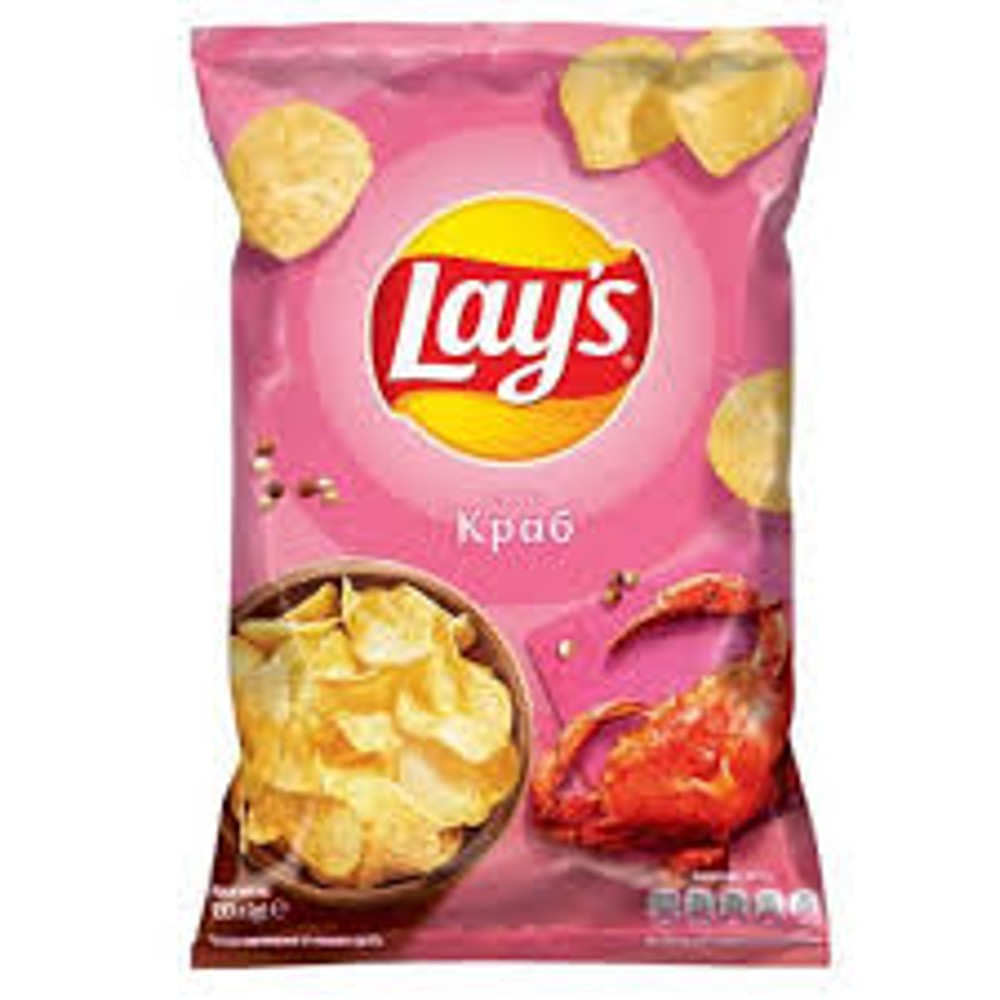 Чіпси Lay's зі смаком краба 133 гр.