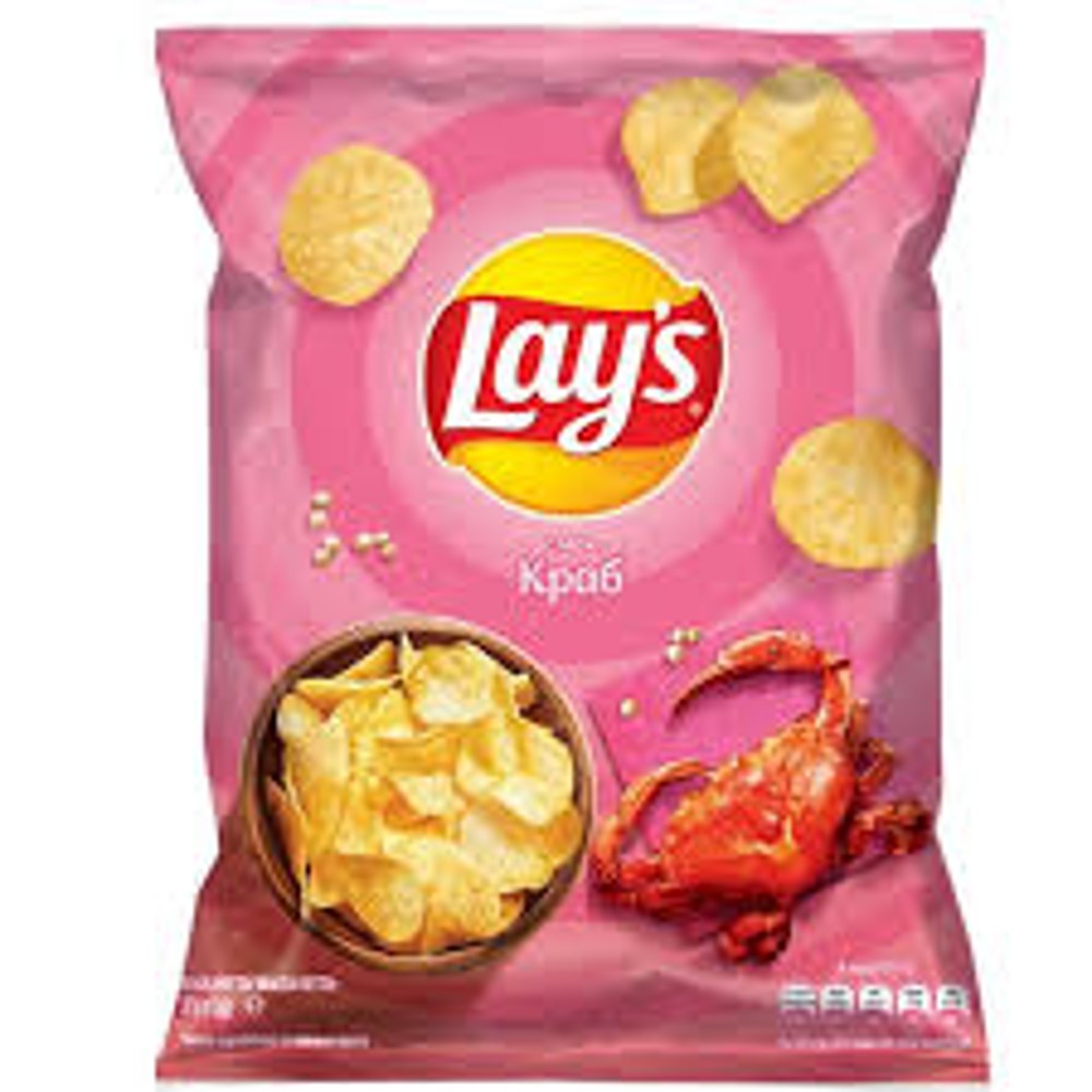 Чіпси Lay's зі смаком краба 71 гр.