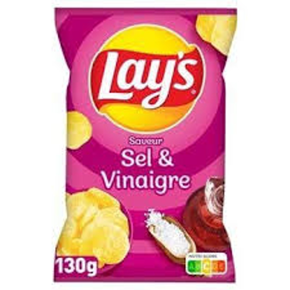 Чіпси Lay's Salt & Vinegar 130г