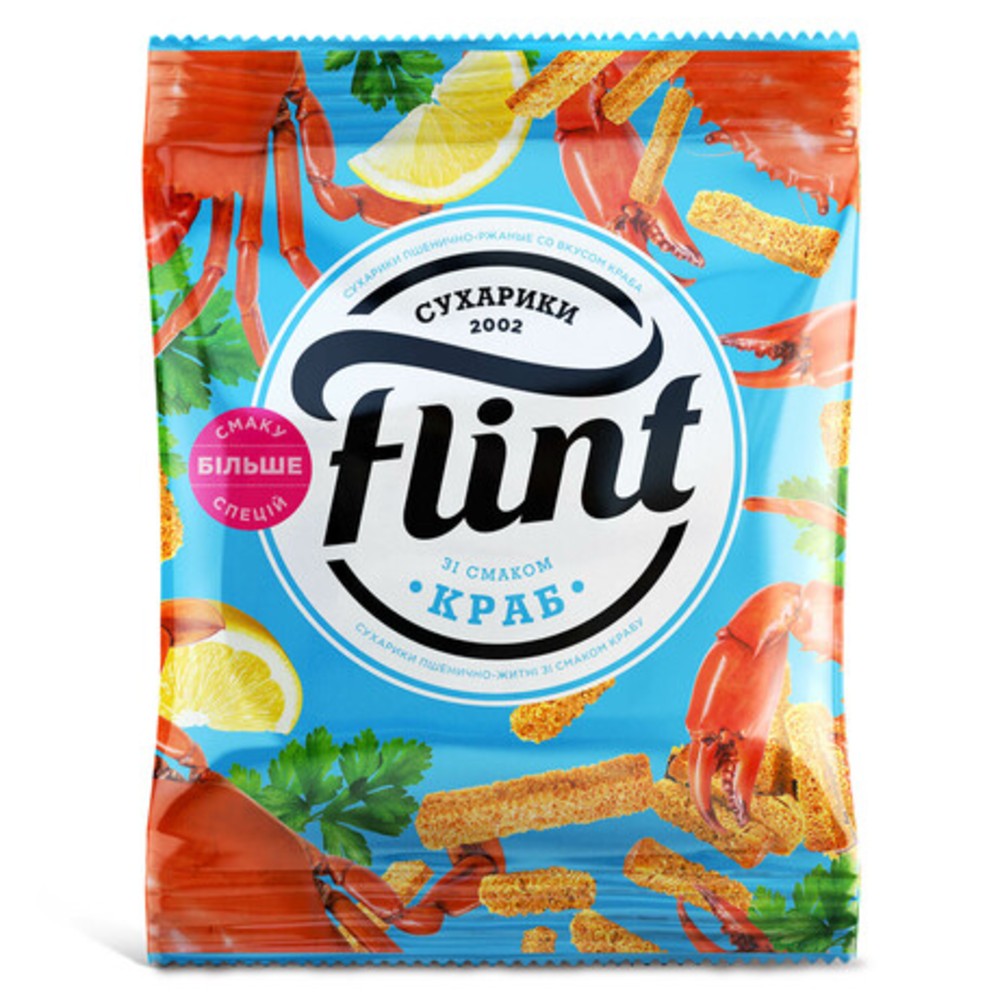 Сухарики Flint з Краб