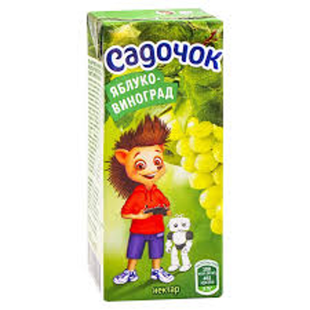 Сік Садочок Яблуко-Виноград 200 мл