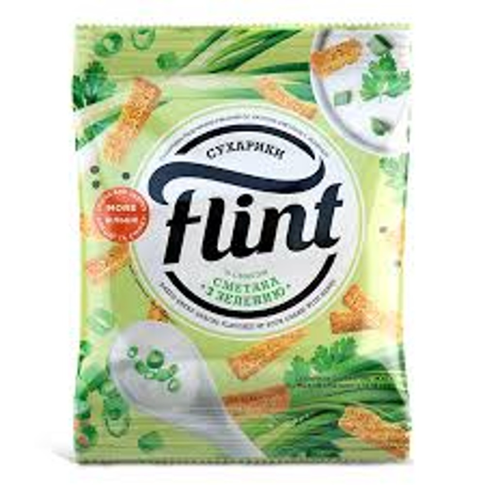 Сухарики Flint з Сметана та зелень
