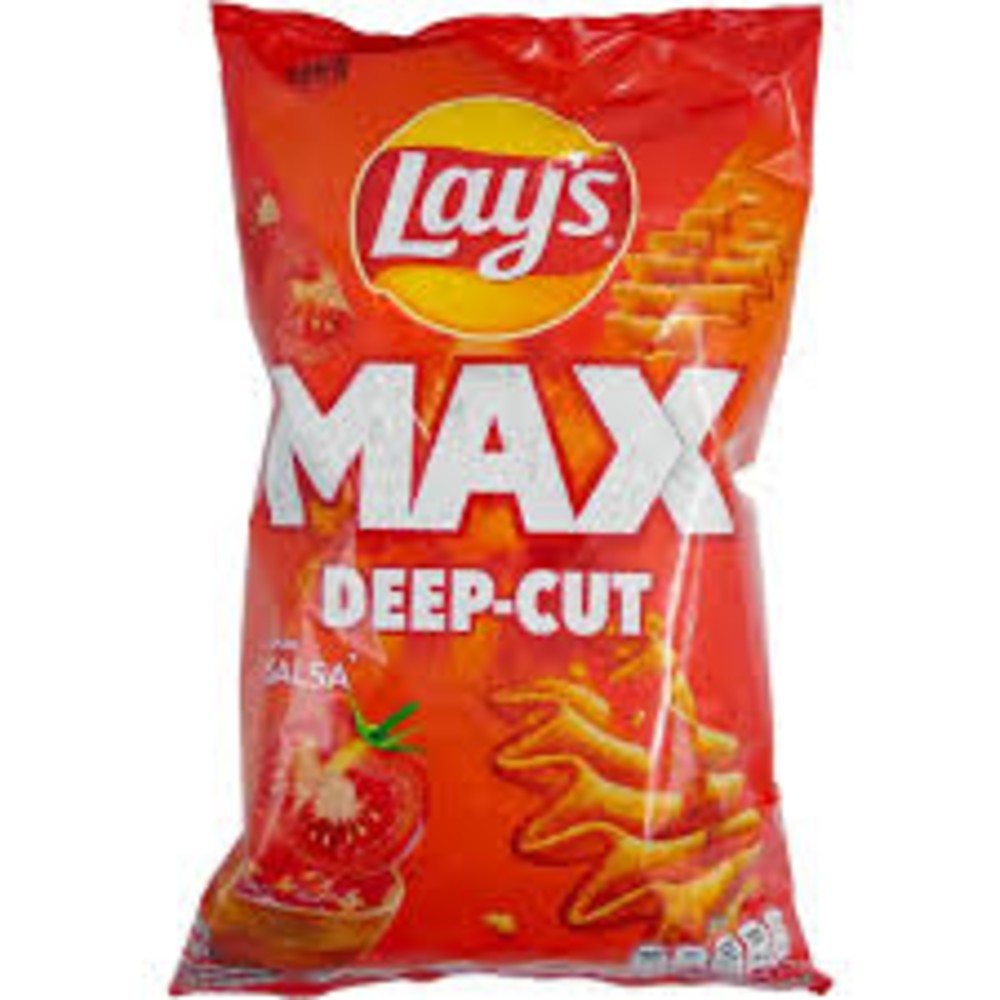 Чіпси картопляні зі смаком сальси MAXX Lay's 120г