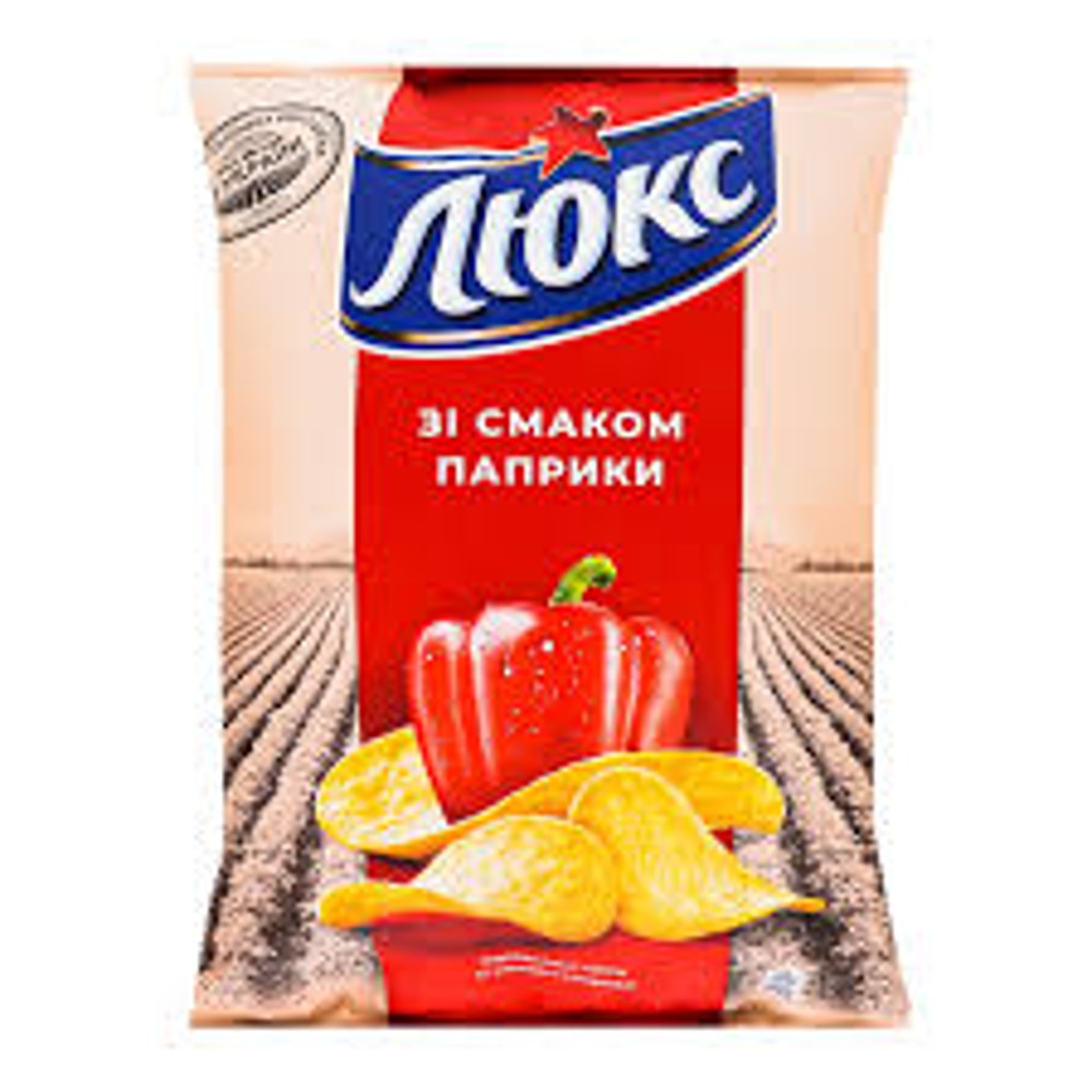 Чіпси картопляні Люкс Паприка 133г