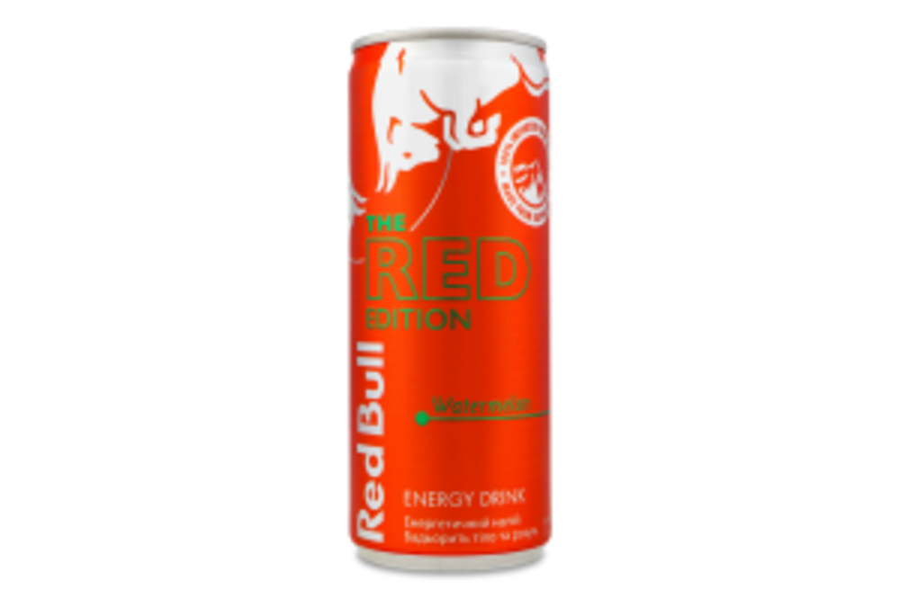 Напій енергетичний безалкогольний Watermelon Red Bull з/б 250мл