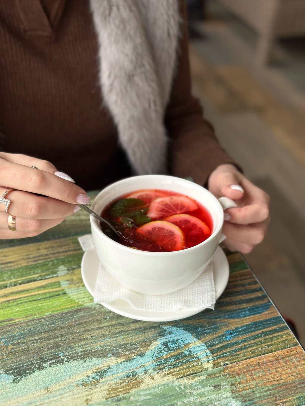 Чай з журавлиною