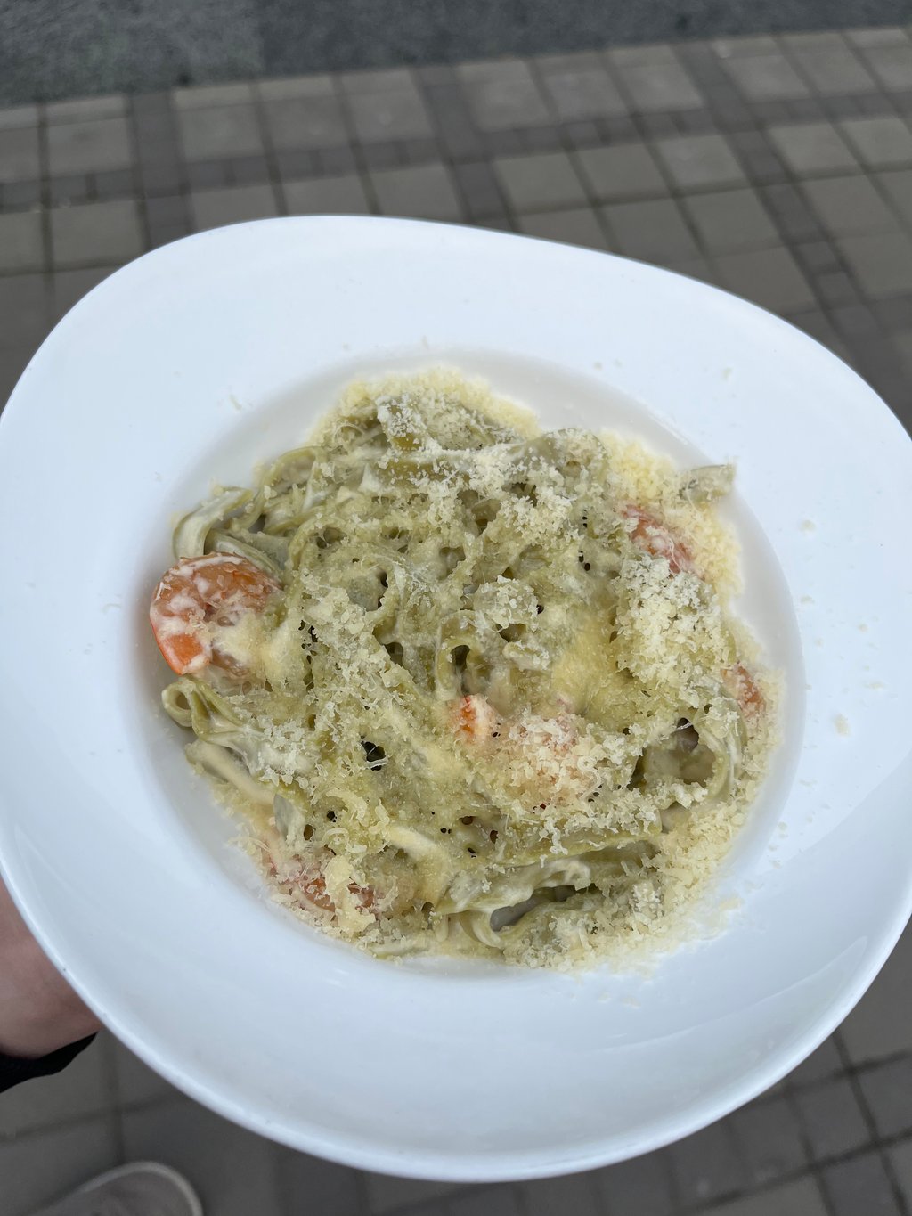 Паста з креветками