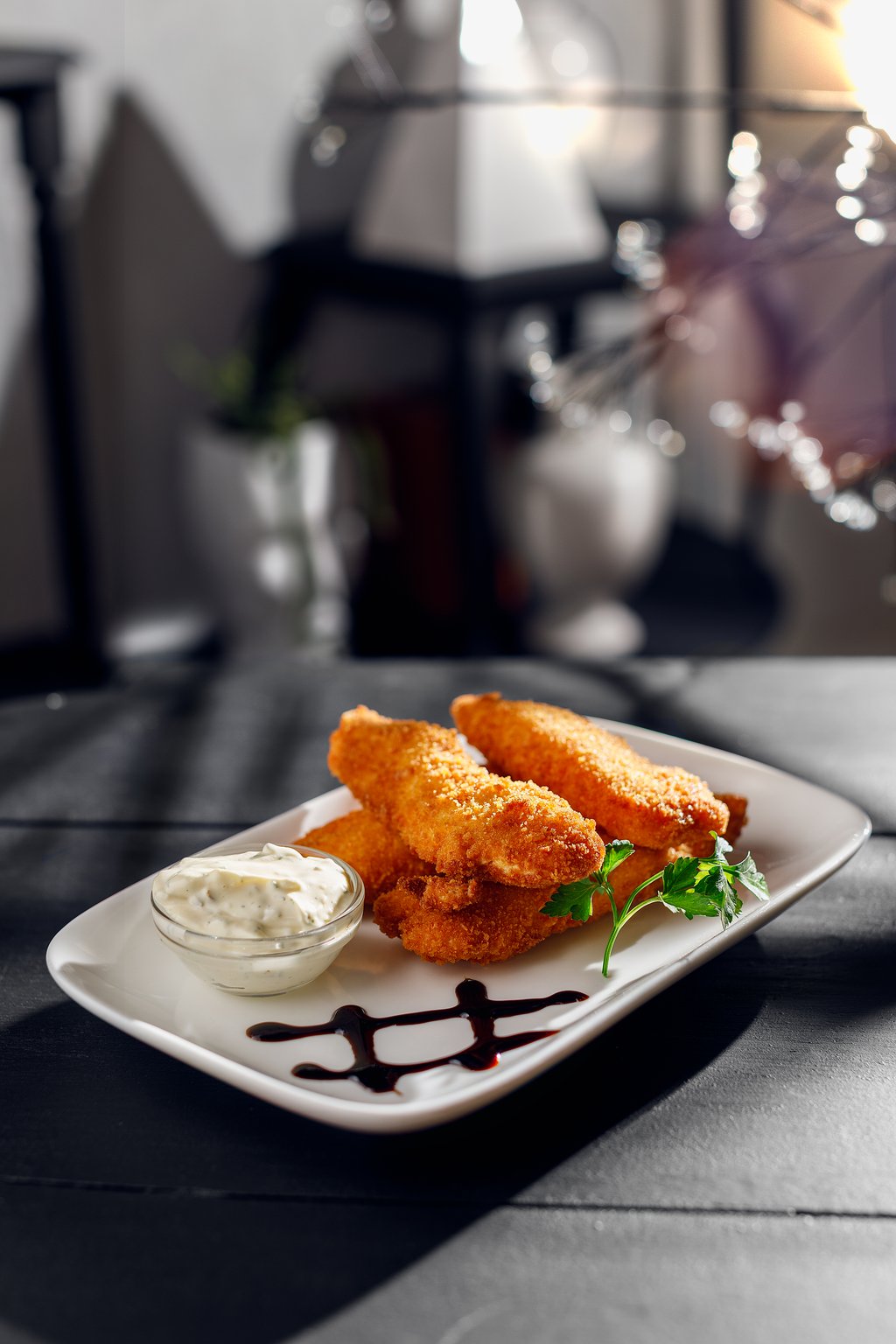 ქათმის ჩხირები (Chicken Strips)