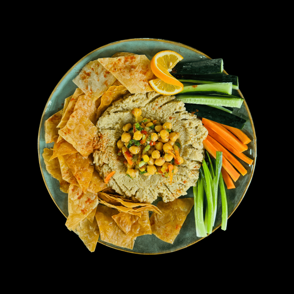 ჰუმუსი ჩიფსით (Hummus with Chips)