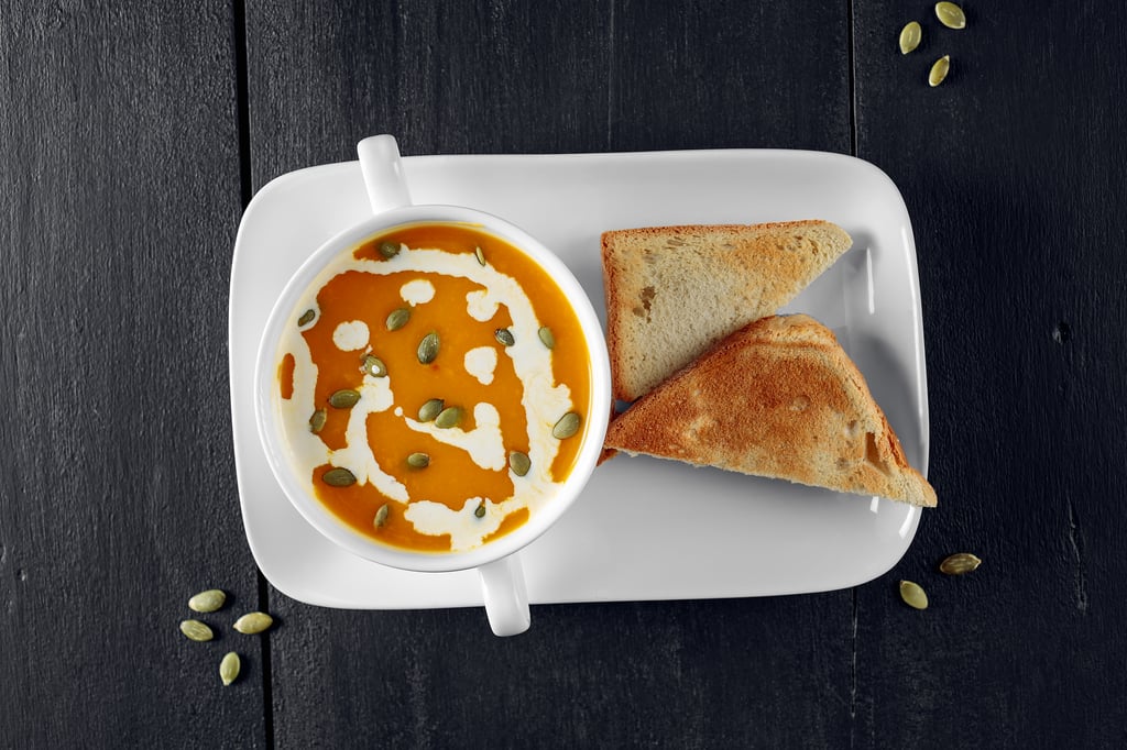 გოგრის კრემ სუპი (Cream of Pumpkin)