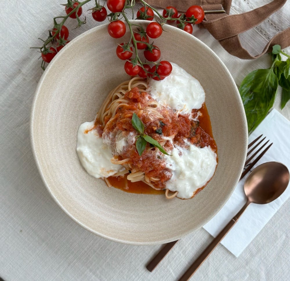 Pomodoro, basilico e burrata