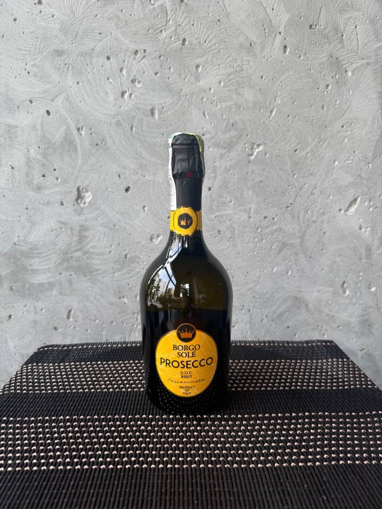 Вино ігристе Borgo Sole Prosecco DOC Brut  біле сухе
