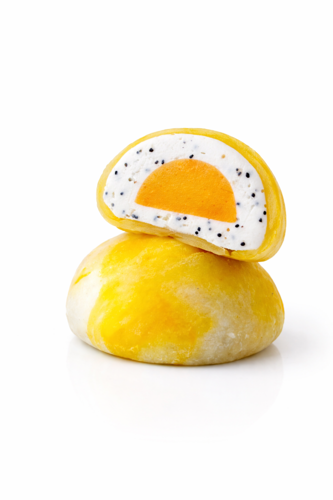 Limonlu Haşhaşlı Mochi  / Mochi  Lemon Poppyseed / Моти Лимонный мак
