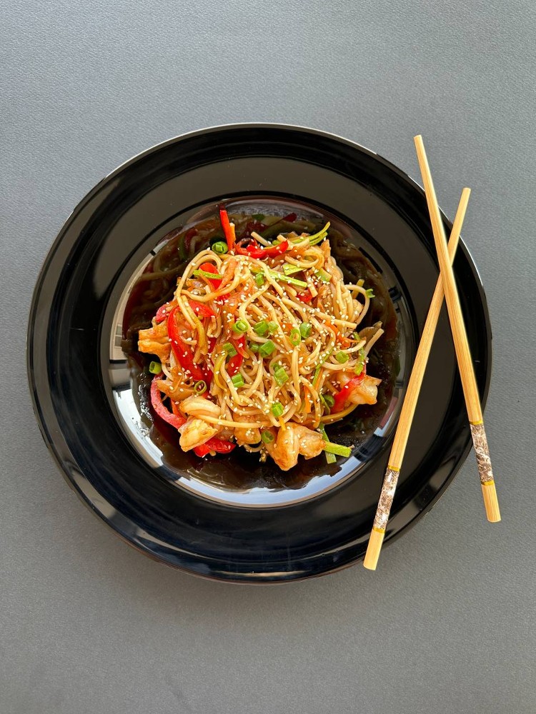 WOK  With Shrimp YEMEKSEPETI