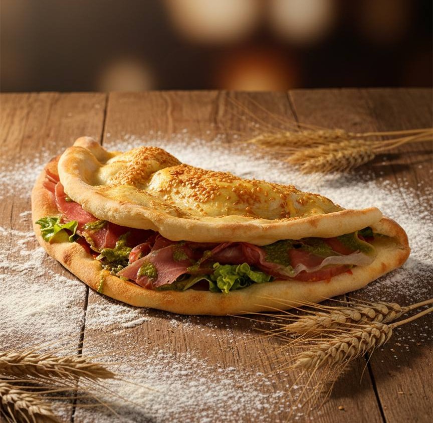 Twister with hamon 🥩🍕🧀 🍅🥬