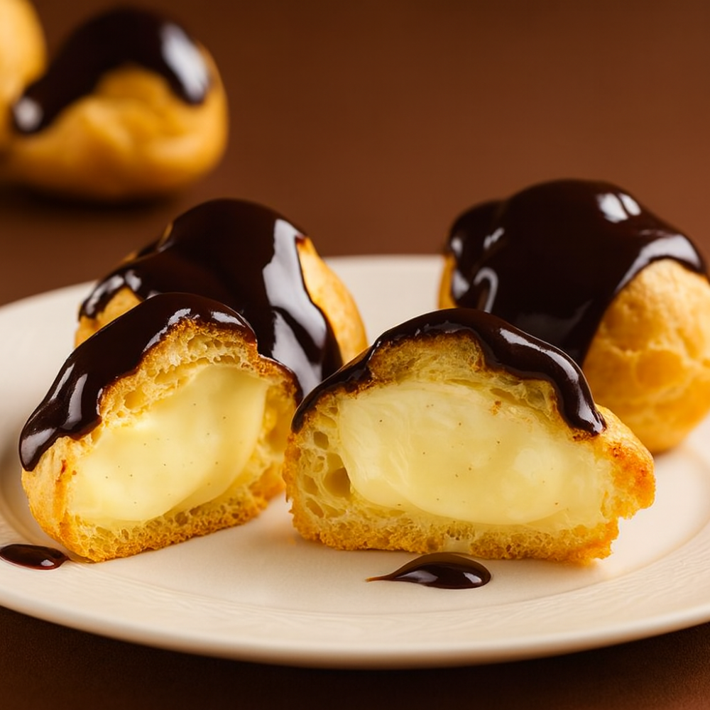 Тістечко Профітролі в шоколаді