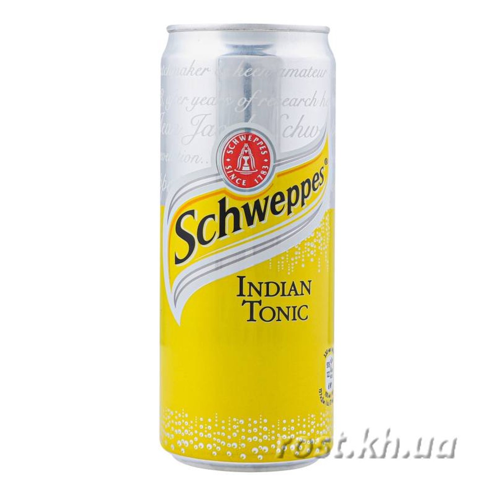 Напій Schweppes Тонік з/б 0,33л