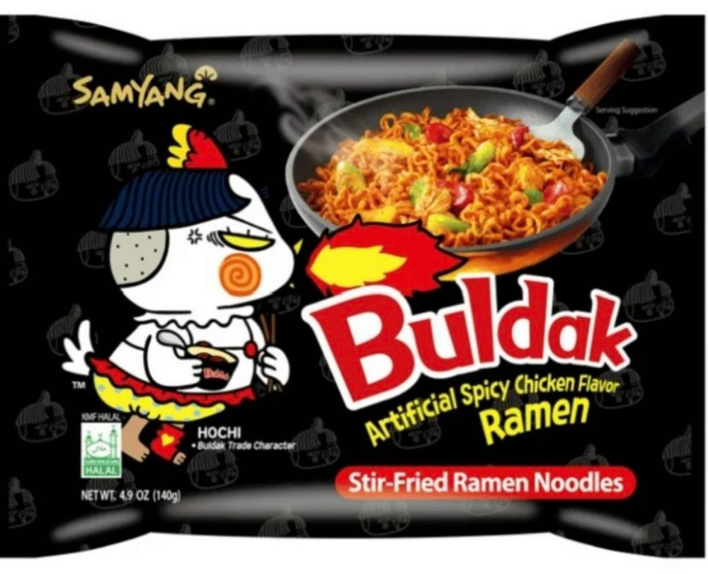 Локшина Buldak гострий курячий рамен 140г
