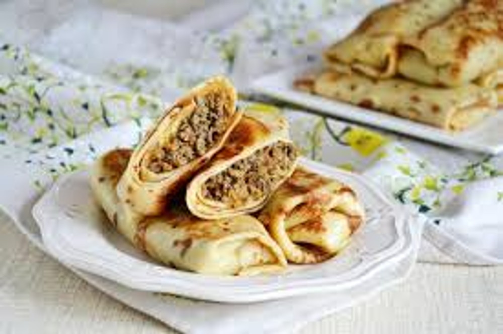 **МЛИНЦІ З КУРКОЮ*