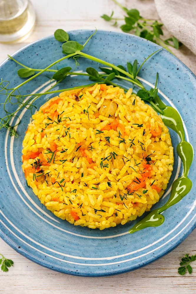 Пісний плов з нутом