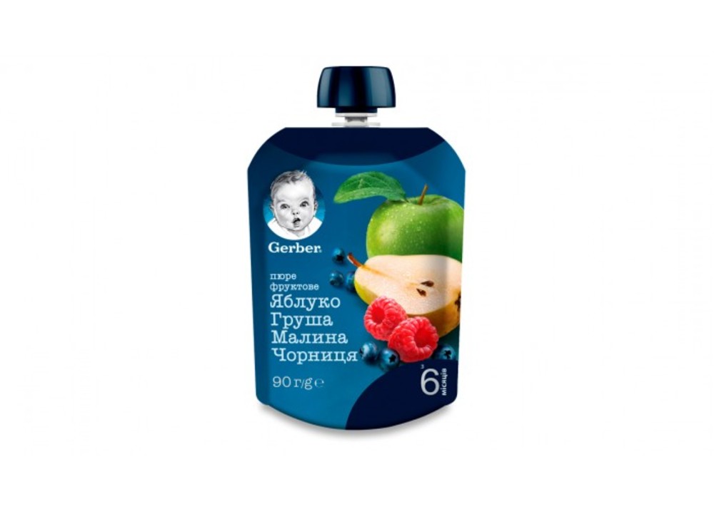 GERBER (яб/малчор) 90г
