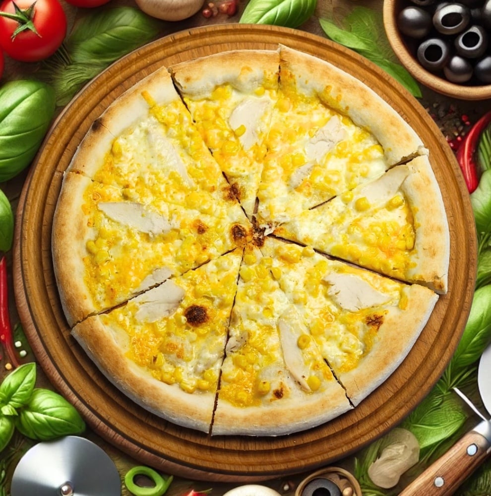 Піца Курка в сирі стандарт (440г)