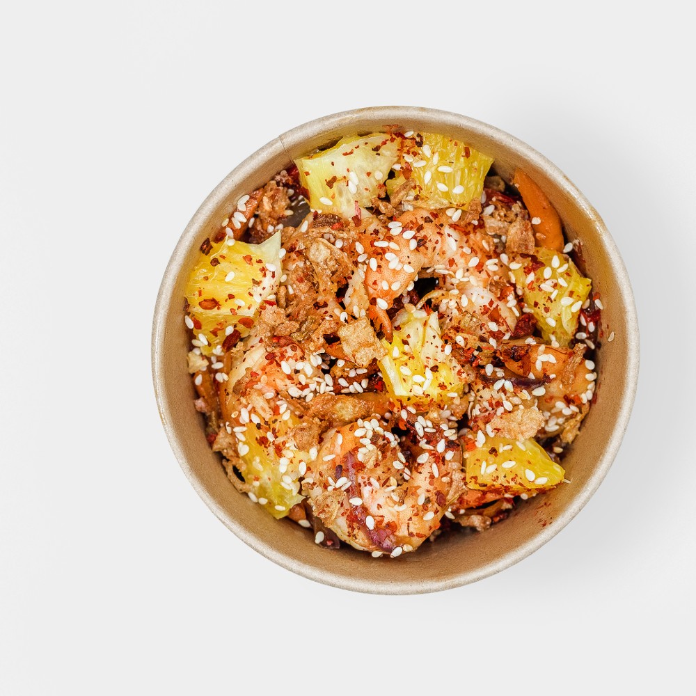 Wok з креветками