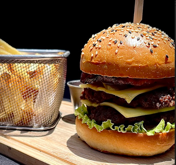 Spicy Double Smash Burger