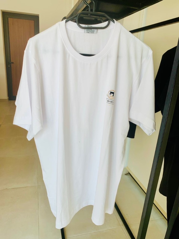 T-Shirt Blanc-Noir