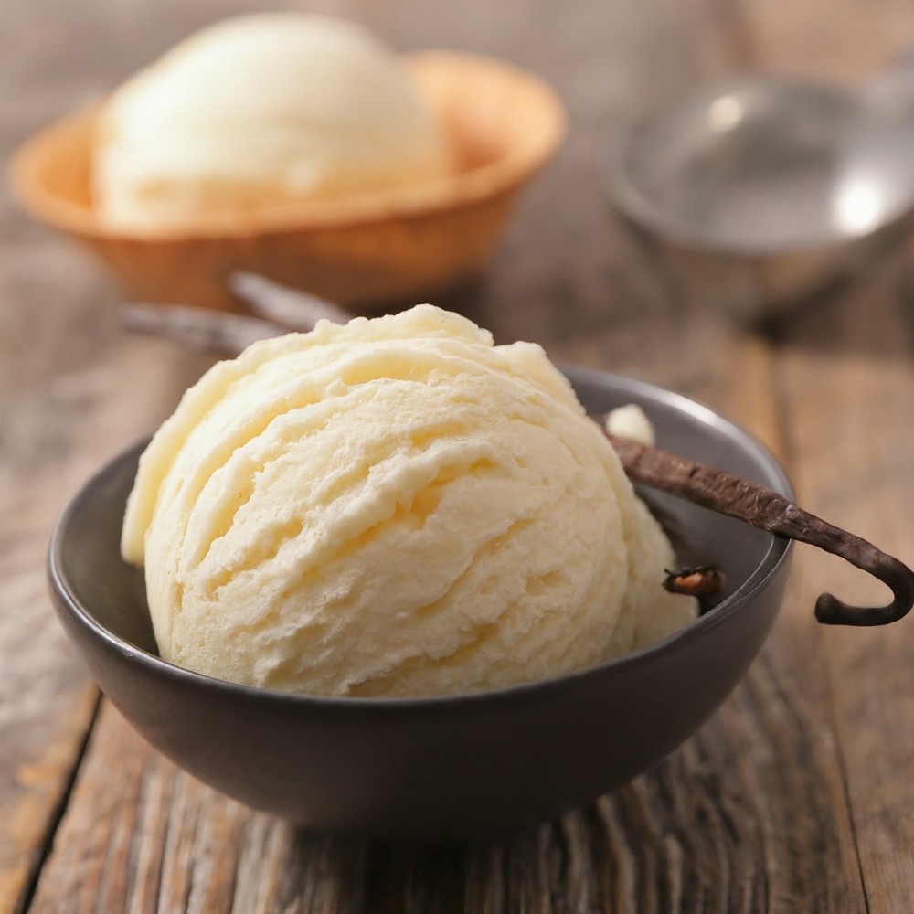 Une boule de Glace Saveur Vanille