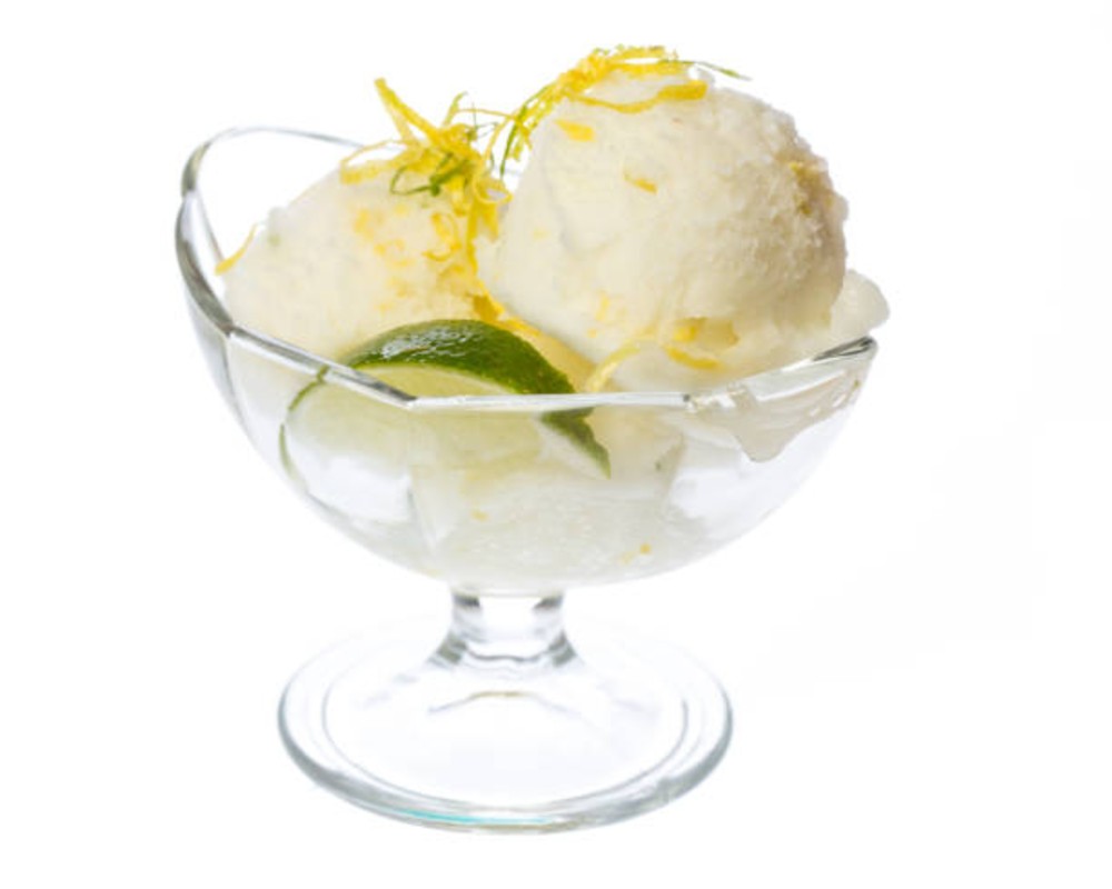Deux boules de Glace Saveur Citron