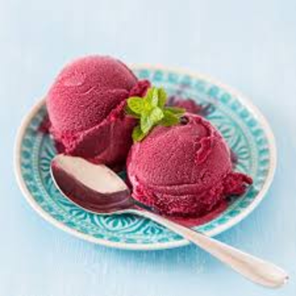 Deux boules de Glace Saveur Cassis