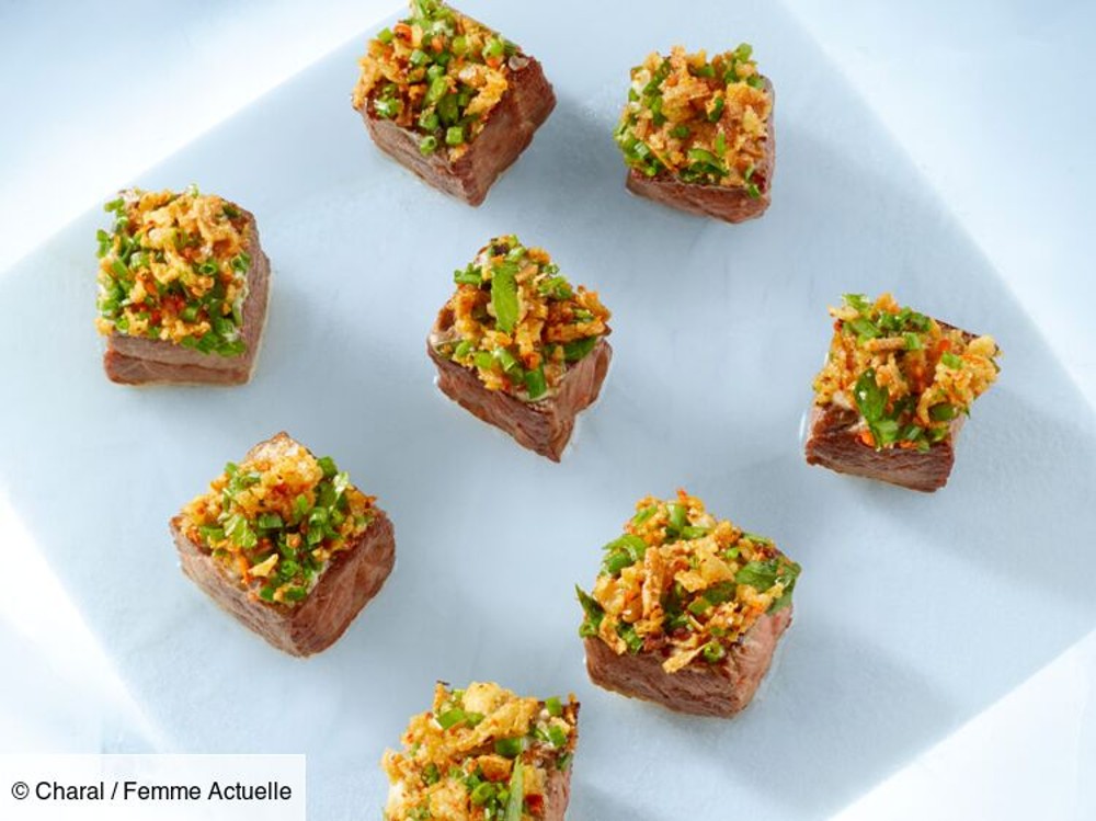 Croustillant de queue de bœuf, jus acidulé