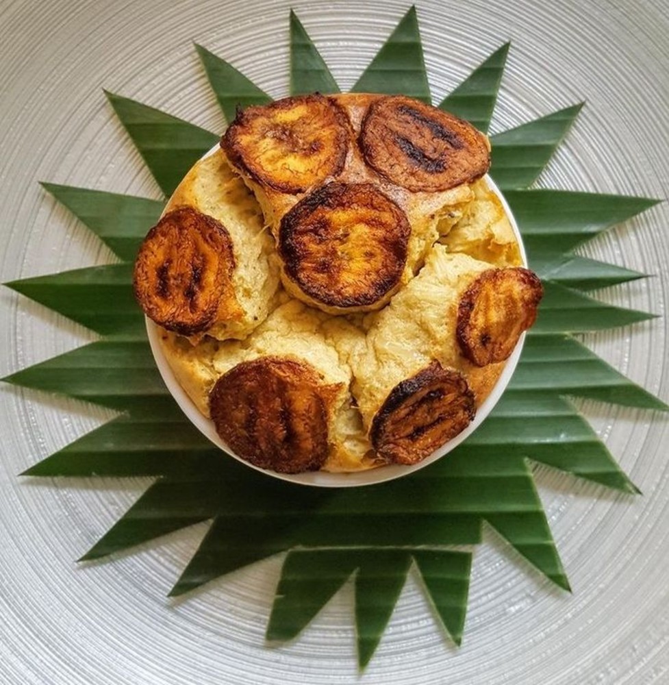 Soufflé de banane plantain