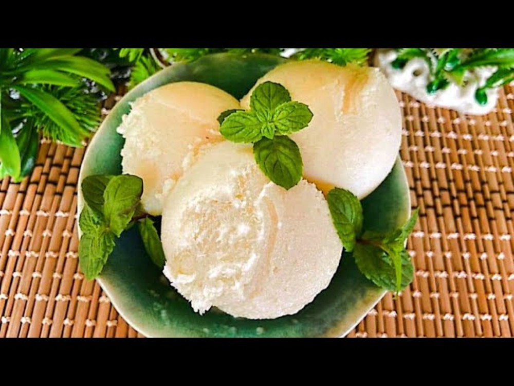 Trois boules de Glace Saveur Corosol