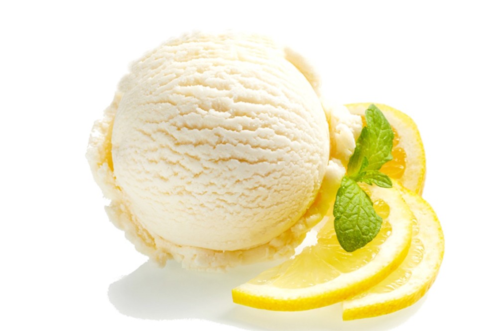 Une boule de Glace Saveur Citron