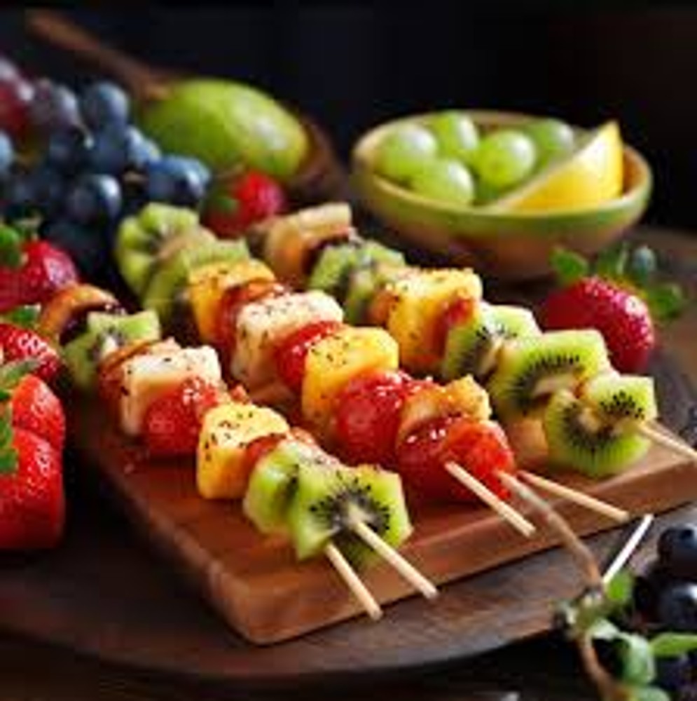 Brochette de fruits de saison