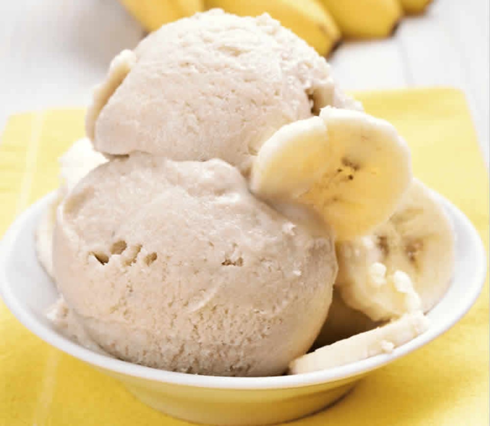 Deux boules de Glace Saveur Banane