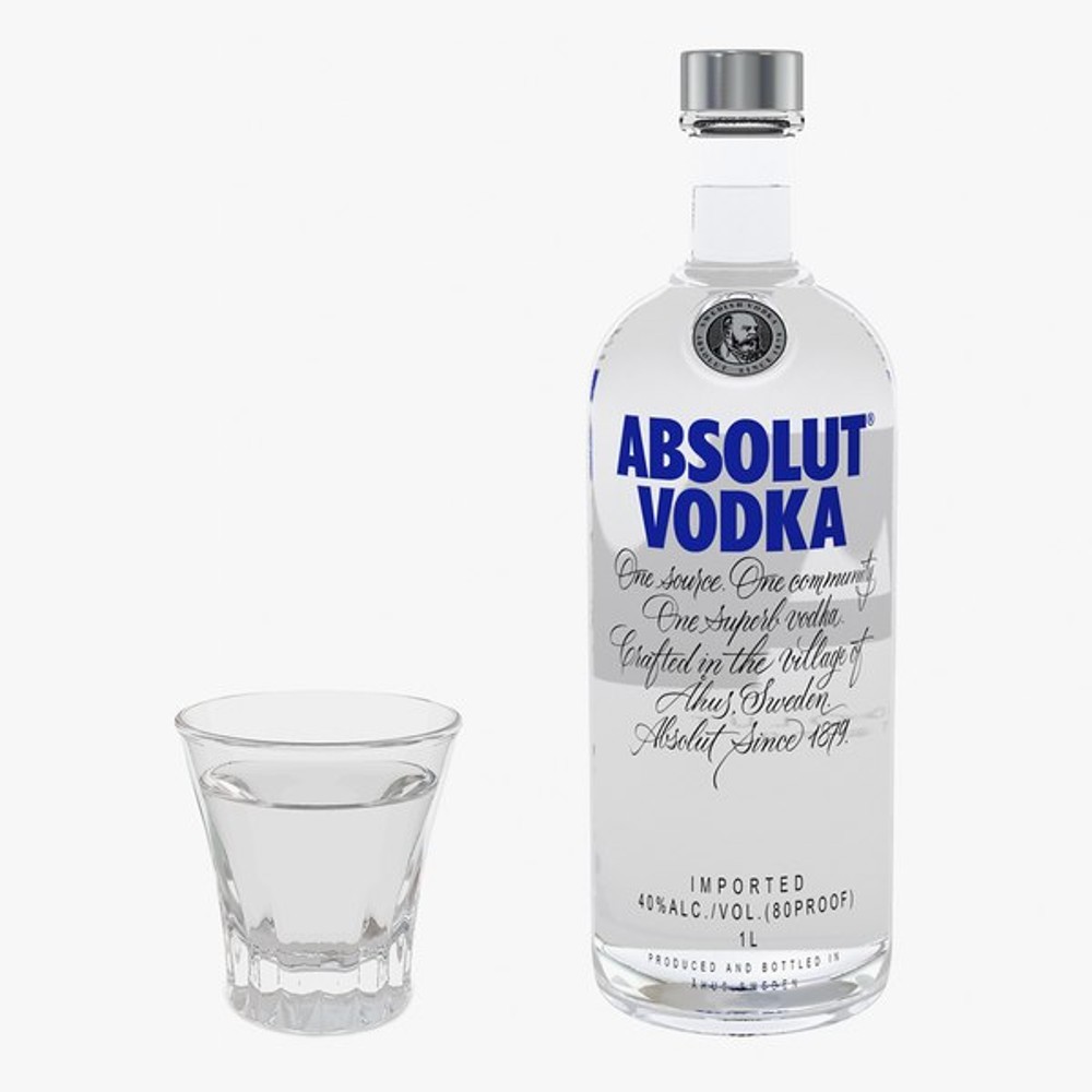 1/4 Absolut Vodka