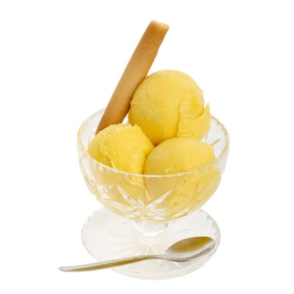 Trois boules de Glace Saveur Passion