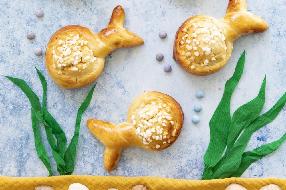 Brioche gourmande de poisson