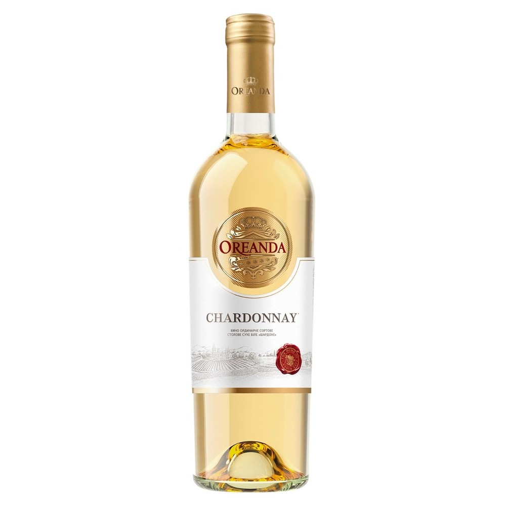 Oreanda Chardonnay white dry пляшка