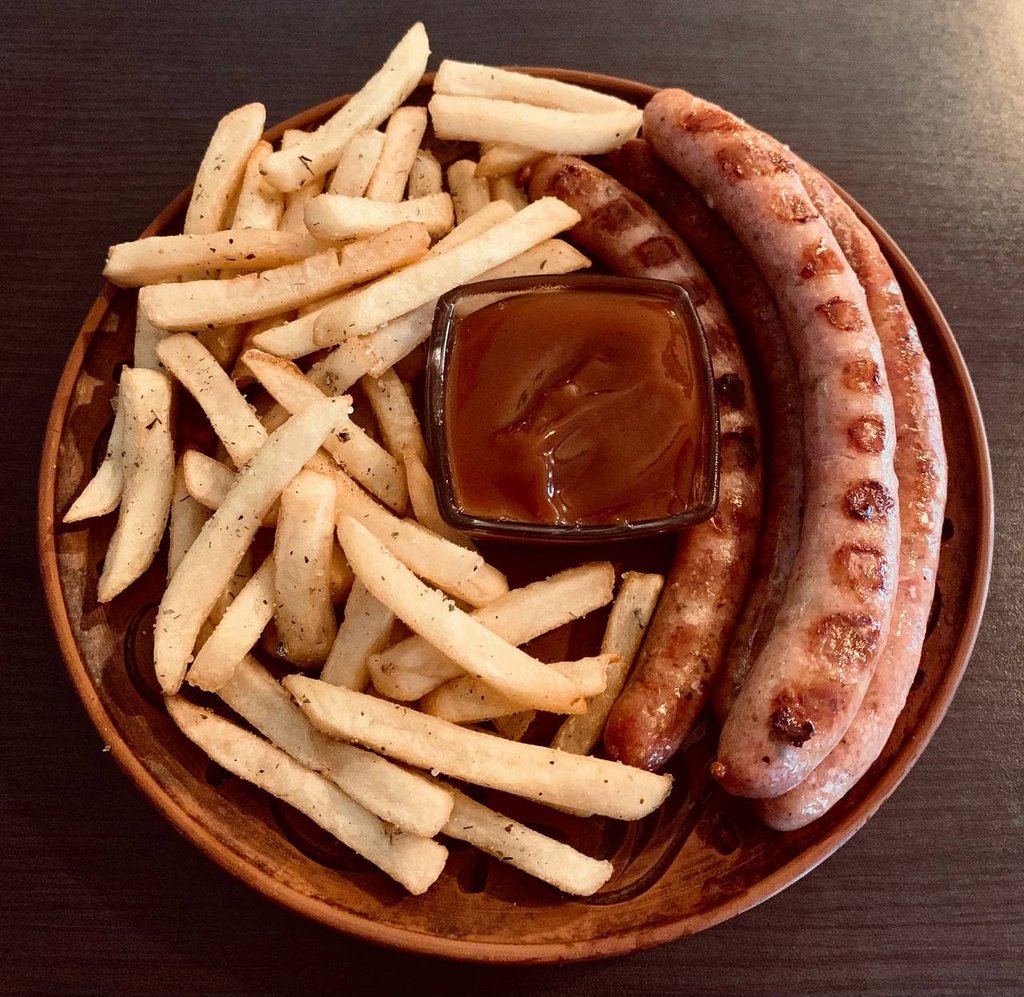 Мюнхенські ковбаски+гарнір