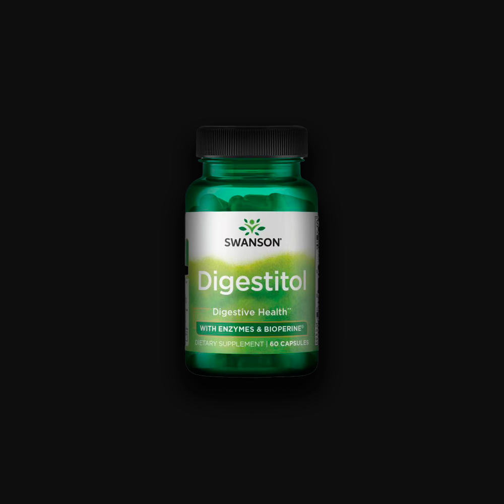 Swanson Digestitol with Enzymes & BioPerine - 60caps