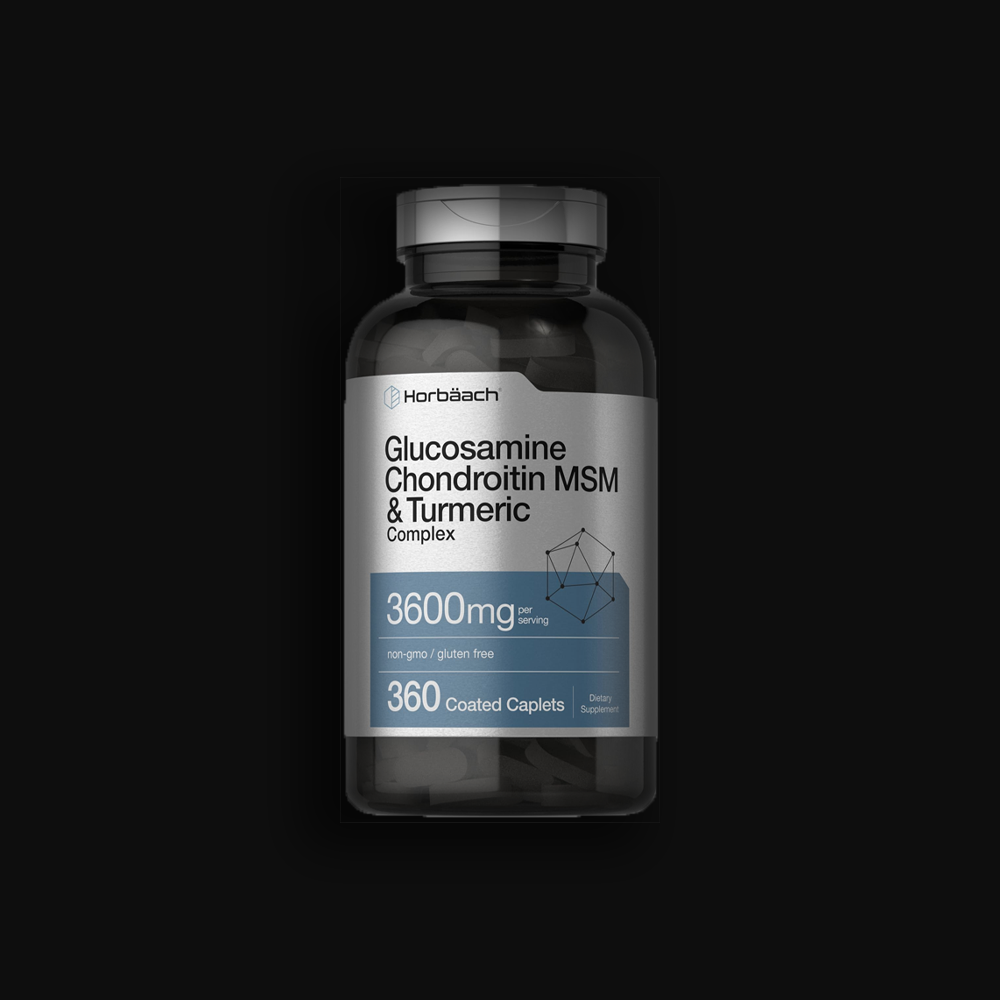 Horbaach Glucosamine Chondroitin MSM Turmeric 3600mg - 360tabl
