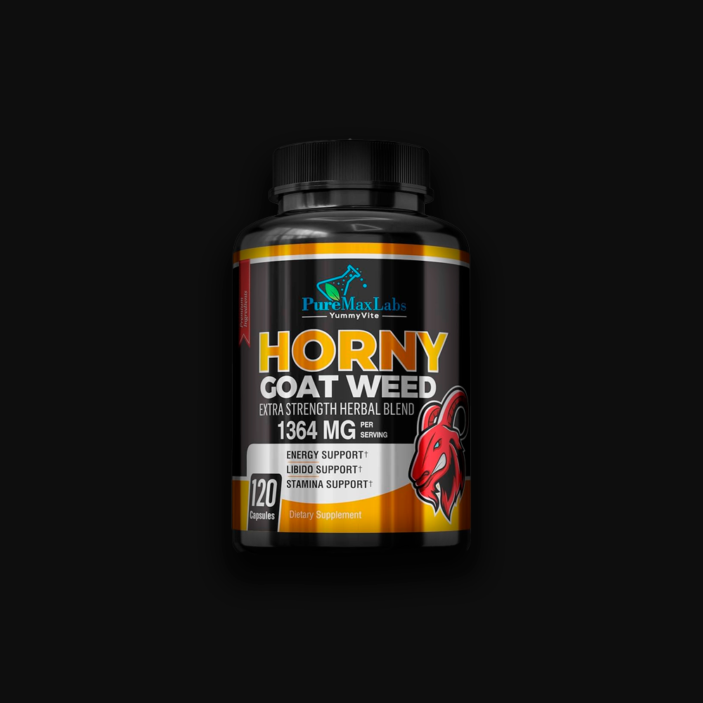 PureMax Labs Horny Goat Weed 1364 mg per serving, 90 capsules