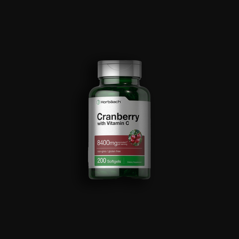 Horbaach Cranberry with Vitamin C 8400mg - 200 softgels